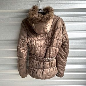 Brown Winter Puffer Coat